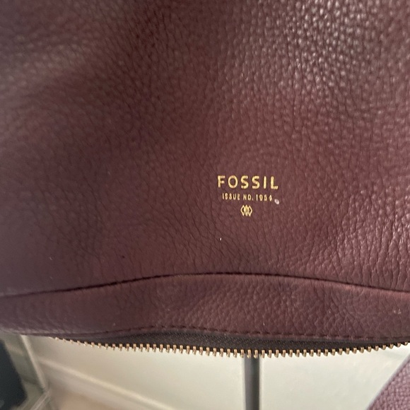 FOSSIL Pebble Soft Leather Zip all around Crossbody Messenger - Picture 3 of 6